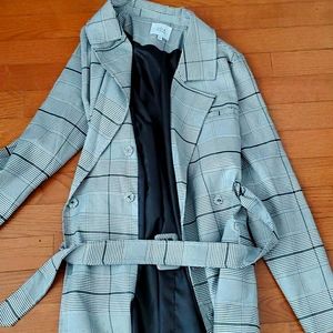 Long Grey trench coat